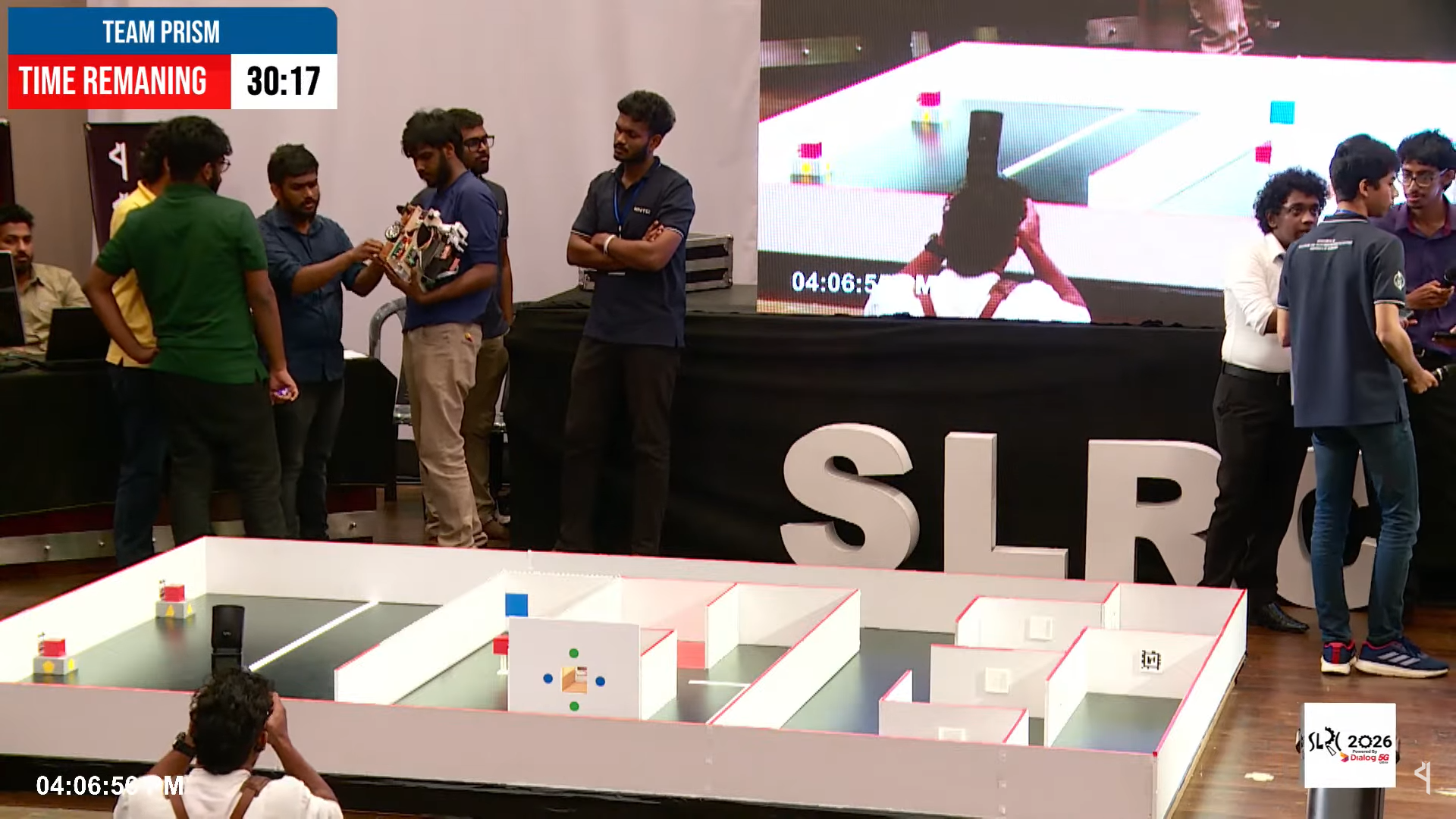 Navigating the maze during the SLRC 2026 competition round