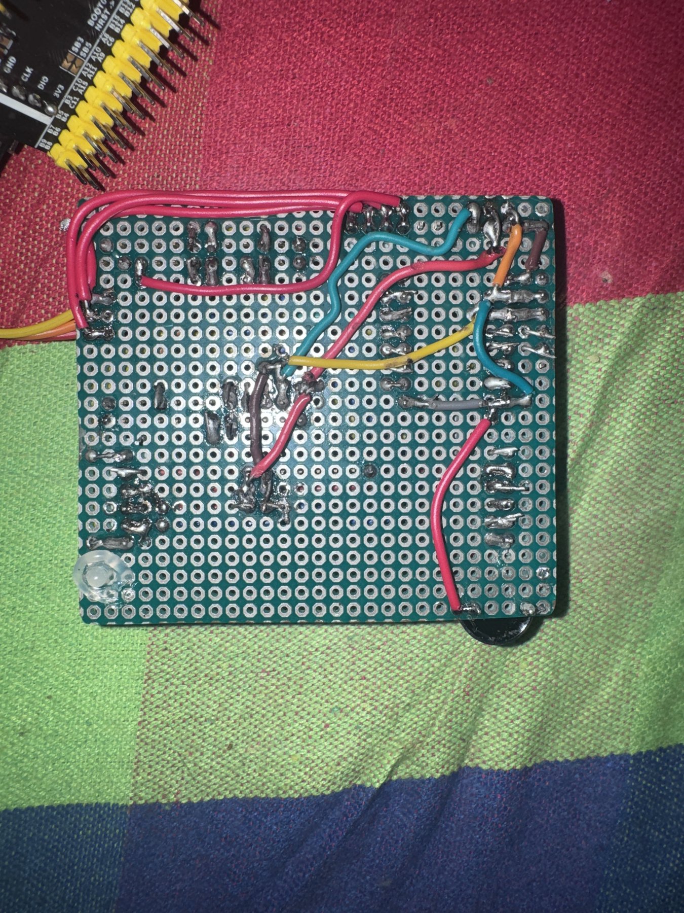 Blaze v1 control board — back