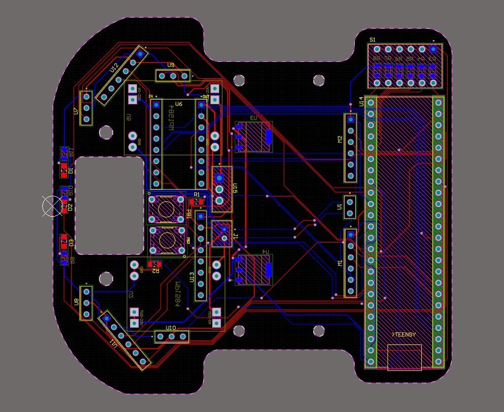 Chia v3 control board — PCB routing layout